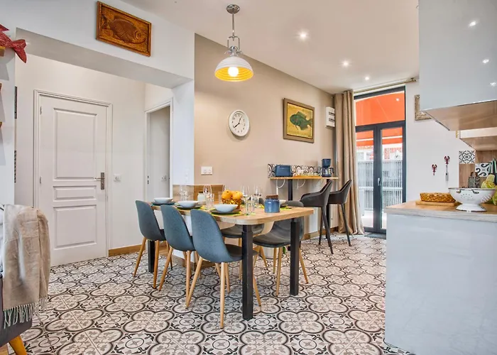 139 La Vague - Front De - Contemporain Et Terrasse Sur Cour - 2 A 6 Personnes - Rez-de-chaussee *