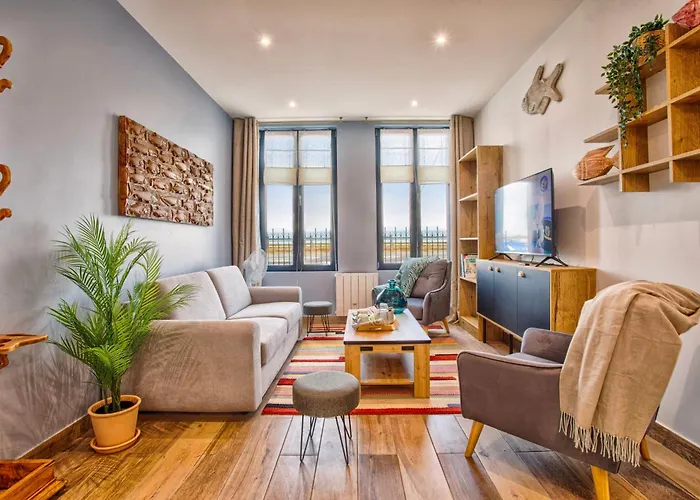 139 La Vague - Front De - Contemporain Et Terrasse Sur Cour - 2 A 6 Personnes - Rez-de-chaussee Daire *