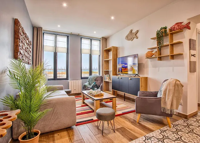 139 La Vague - Front De - Contemporain Et Terrasse Sur Cour - 2 A 6 Personnes - Rez-de-chaussee Daire *